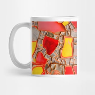 Freeform Abstract Mosaic Mug